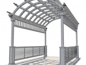 pergola 22 3D मॉडल