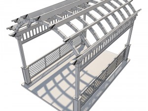 pergola 22 3D मॉडल