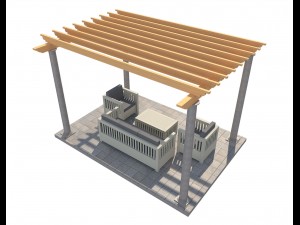 pergola 23 3D मॉडल
