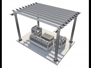 pergola 23 3D मॉडल