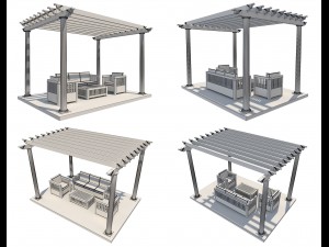 pergola 23 3D मॉडल