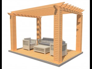 pergola 24 3D मॉडल