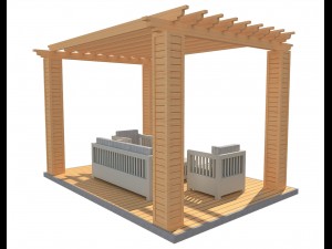 pergola 24 3D मॉडल