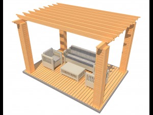 pergola 24 3D मॉडल