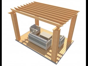 pergola 24 3D मॉडल