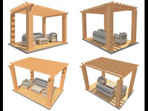 pergola 24 3D मॉडल