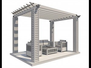 pergola 24 3D मॉडल