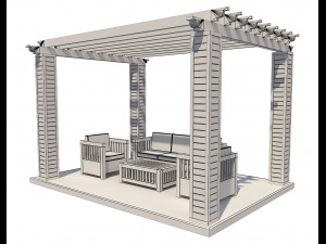 pergola 24 3D मॉडल