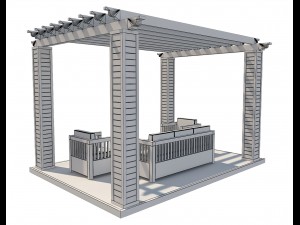 pergola 24 3D मॉडल