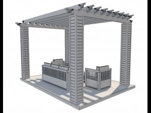 pergola 24 3D मॉडल