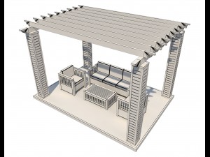 pergola 24 3D मॉडल