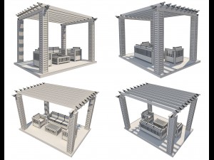 pergola 24 3D मॉडल