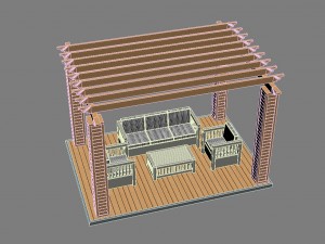 pergola 24 3D मॉडल