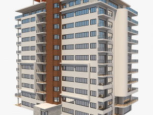apartment building6 3D Model