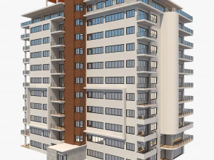 apartment building6 3D Model