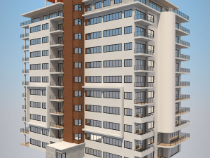 apartment building6 3D Model