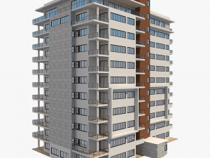 apartment building6 3D Model