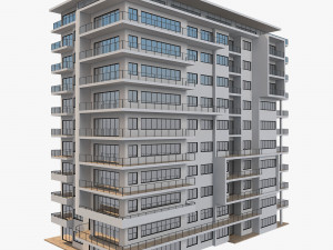 apartment building6 3D Model
