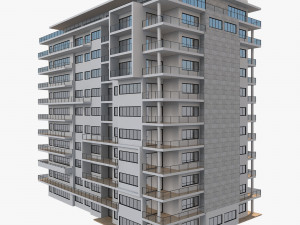 apartment building6 3D Model