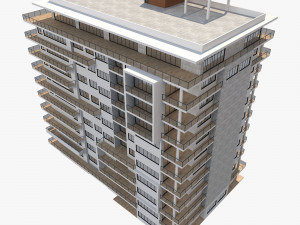 apartment building6 3D Model