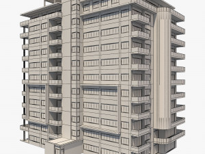 apartment building6 3D Model