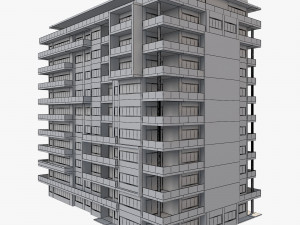 apartment building6 3D Model