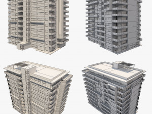 apartment building6 3D Model