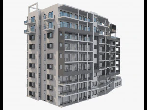 apartment building7 3D Model
