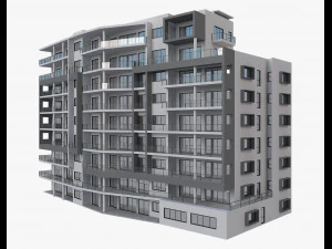 apartment building7 3D Model