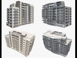 apartment building7 3D Model
