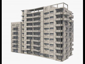 apartment building7 3D Model