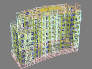 apartment building7 3D Model