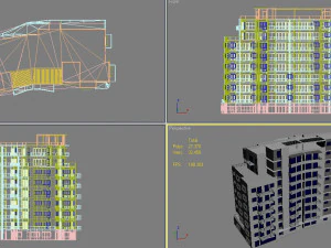 apartment building7 3D Model