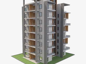 apartment building9 3D-Modell