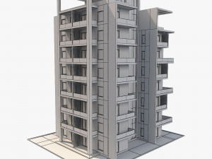 apartment building9 3D-Modell