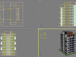 apartment building9 3D-Modell