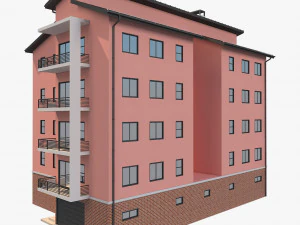 apartment building10 3D Model
