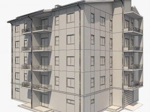 apartment building10 3D Model
