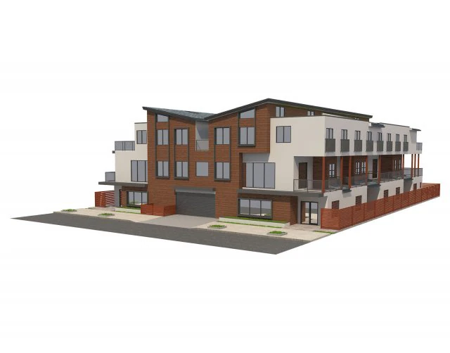 apartment building11 3D Model .c4d .max .obj .3ds .fbx .stl .blend 