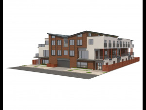 apartment building11 3D 모델