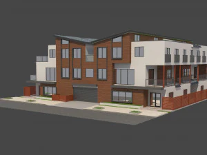 apartment building11 3D Model