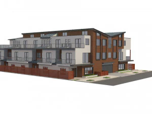 apartment building11 3D Model