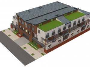 apartment building11 Modelo 3D