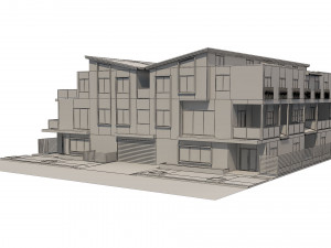 apartment building11 Modelo 3D
