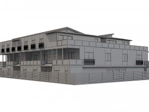 apartment building11 3D Model