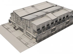 apartment building11 3D Model