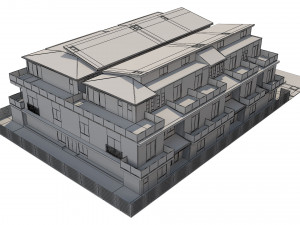 apartment building11 Modelo 3D