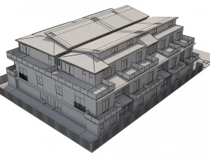 apartment building11 3D Model