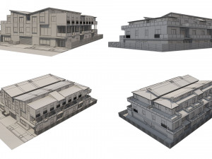 apartment building11 Modelo 3D