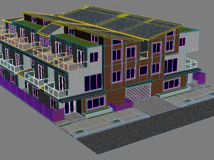 apartment building11 3D Model